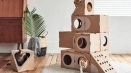 Diy cat house от картонена кутия